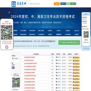 医考宝典-卫生专业技术资格考试、执业医师、执业药师、执业护士、报考指南、考试题库、历年真题、视频课件，助您考试轻松过关！ - 医考宝典