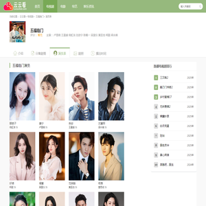 五福临门演员表,全部演员表,演员人物介绍_电视剧_云云看